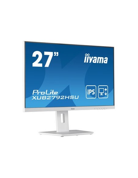 iiyama ProLite XUB2792HSU-W5 LED display 68,6 cm (27") 1920 x 1080 Pixeles Full HD Blanco