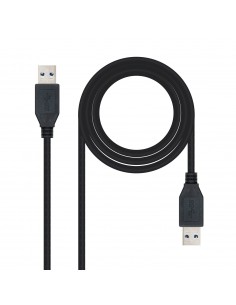 Nanocable 10.01.1001-BK cable USB 1 m USB 3.2 Gen 1 (3.1 Gen 1) USB A Negro