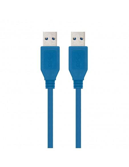 Nanocable 10.01.1001-BL cable USB 1 m USB 3.2 Gen 1 (3.1 Gen 1) USB A Azul
