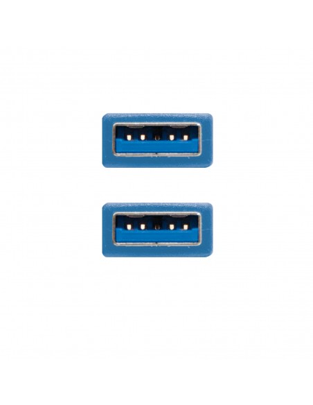 Nanocable 10.01.1001-BL cable USB 1 m USB 3.2 Gen 1 (3.1 Gen 1) USB A Azul