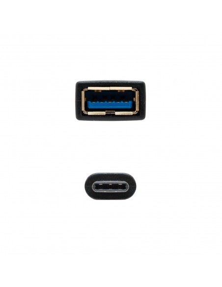 Nanocable USB 3.1, 0.15m cable USB 0,15 m USB 3.2 Gen 2 (3.1 Gen 2) USB A USB C Negro