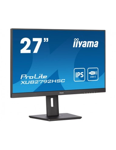 iiyama ProLite XUB2792HSC-B5 LED display 68,6 cm (27") 1920 x 1080 Pixeles Full HD Negro