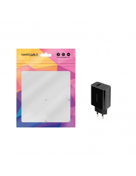 Nanocable Cargador USB, 5V 2.1A, Negro