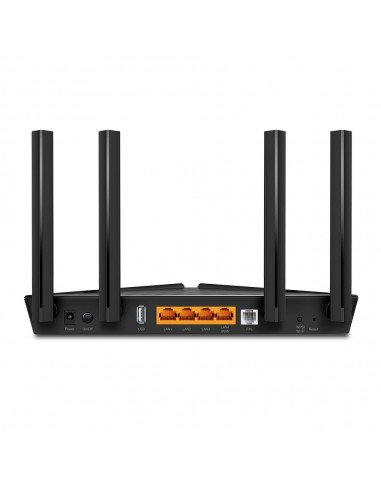 TP-Link AX1800 router inalámbrico Gigabit Ethernet Doble banda (2,4 GHz   5 GHz) Negro