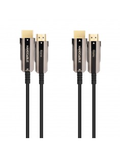 Nanocable Cable HDMI V2.0 AOC 4K@60Hz 18Gbps A M-A M, Negro, 20 m 2
