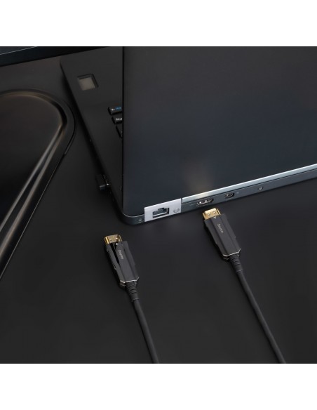 Nanocable Cable HDMI V2.0 AOC 4K@60Hz 18Gbps A M-A M, Negro, 80 m Nanocable Cable HDMI V2.0 AOC 4K@60Hz 18Gbps A M-A M, Negro, 80 m