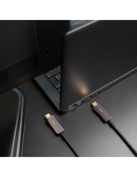 Nanocable Cable HDMI V2.1 AOC 8K@60Hz 4K@120Hz 48Gbps A M-A M, Negro, 10 m