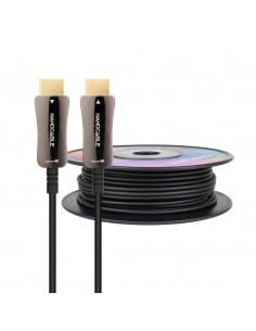 Nanocable Cable HDMI V2.1 AOC 8K@60Hz 4K@120Hz 48Gbps A M-A M, Negro, 60 m