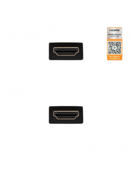 Nanocable HDMI V2.0, 1.5m cable HDMI 1,5 m HDMI tipo A (Estándar) Negro