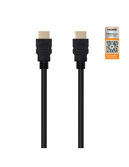 Nanocable HDMI V2.0, 3m cable HDMI HDMI tipo A (Estándar) Negro