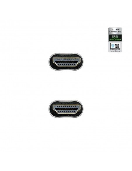 Nanocable Cable HDMI 2.1 Certificado ULTRA HIGH SPEED A M-A M, Negro, 1.5 m