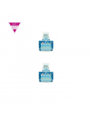 Nanocable Cable de Red Cat.7 600MHZ LSZH SFTP PIMF AWG26, Gris, 5 m