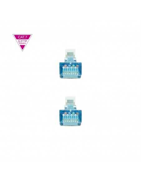 Nanocable Cable de Red Cat.7 600MHZ LSZH SFTP PIMF AWG26, Gris, 5 m