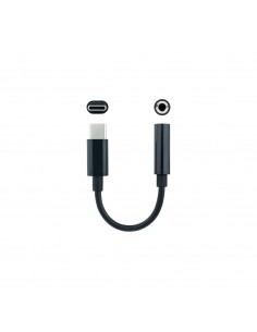 Nanocable Cable Adaptador Audio USB-C M a Jack 3.5 H, 11 cm, Negro 2