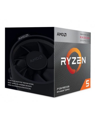 AMD Ryzen 5 3400G procesador 3,7 GHz 4 MB L3 Caja