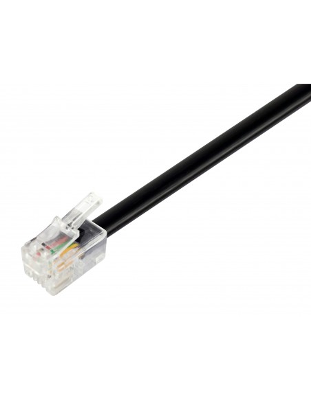 Equip 105102 cable telefónico 3 m Negro