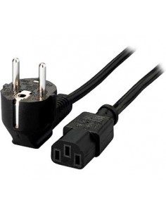 Equip 112120 cable de transmisión Negro 1,8 m C13 acoplador CEE7 4