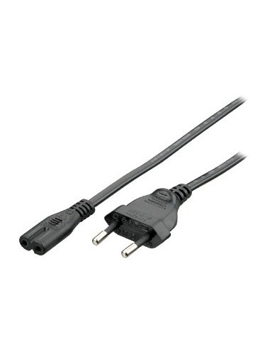 Equip 112160 cable de transmisión Negro 1,8 m C7 acoplador CEE7 16