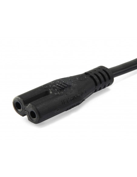 Equip 112161 cable de transmisión Negro 3 m Enchufe tipo C C7 acoplador
