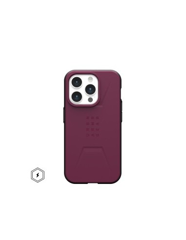 Urban Armor Gear Civilian Magsafe funda para teléfono móvil 15,5 cm (6.1") Burdeos