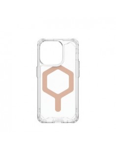 Urban Armor Gear Plyo Magsafe funda para teléfono móvil 15,5 cm (6.1") Oro rosa, Transparente