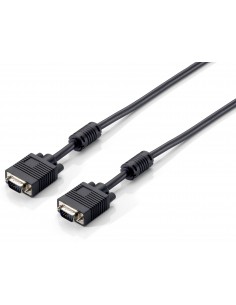 Equip 118816 cable VGA 20 m VGA (D-Sub) Negro