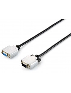 Equip 118851 cable VGA 3 m VGA (D-Sub) Negro, Plata
