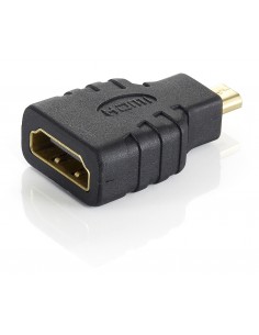 Equip 118915 cambiador de género para cable microHDMI HDMI Negro