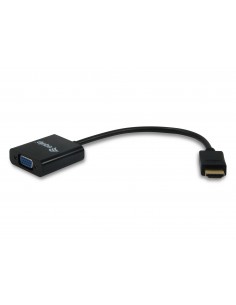 Equip 11903607 adaptador de cable de vídeo VGA (D-Sub) HDMI tipo A (Estándar) Negro