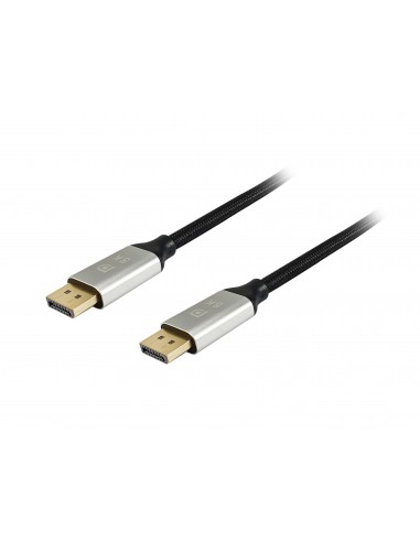 Equip 119263 cable DisplayPort 3 m Aluminio, Negro
