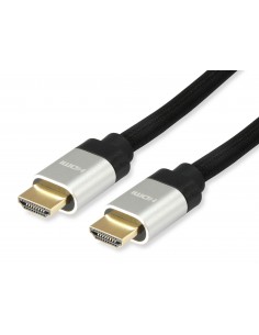 Equip 119382 cable HDMI 3 m HDMI tipo A (Estándar) Negro, Plata