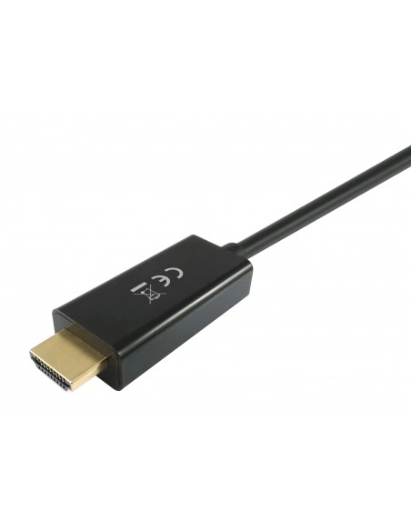 Equip 119392 adaptador de cable de vídeo 5 m DisplayPort HDMI Negro