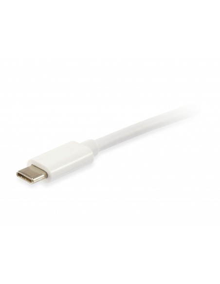 Equip 128351 cable USB 1 m USB 3.2 Gen 2 (3.1 Gen 2) USB C Blanco