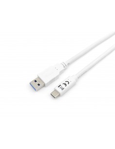 Equip 128363 cable USB 1 m USB 3.2 Gen 1 (3.1 Gen 1) USB A USB C Blanco