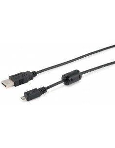 Equip 128596 cable USB 1 m USB 2.0 USB A Micro-USB B Negro