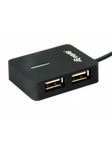 Equip 128952 hub de interfaz USB 2.0 480 Mbit s Negro