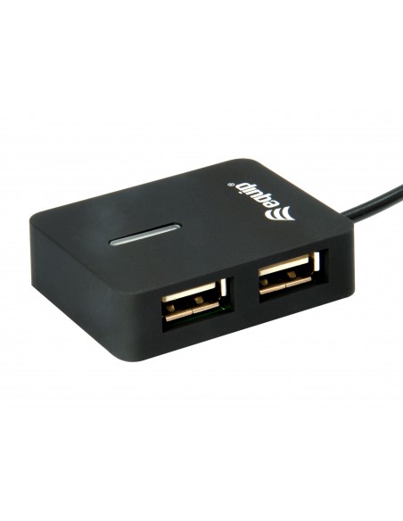 Equip 128952 hub de interfaz USB 2.0 480 Mbit s Negro