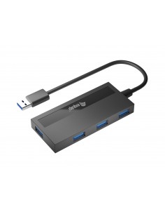 Equip 128956 hub de interfaz USB 3.2 Gen 1 (3.1 Gen 1) Type-A 5000 Mbit s Negro