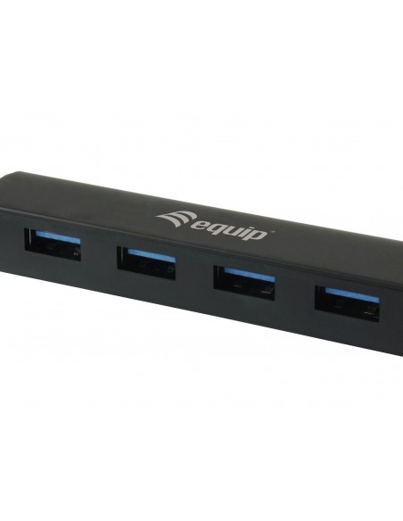 Equip 128953 hub de interfaz USB 3.2 Gen 1 (3.1 Gen 1) Type-A 5000 Mbit s Negro