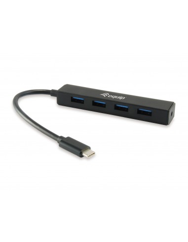 Equip 128954 hub de interfaz USB 3.2 Gen 1 (3.1 Gen 1) Type-C 5000 Mbit s Negro