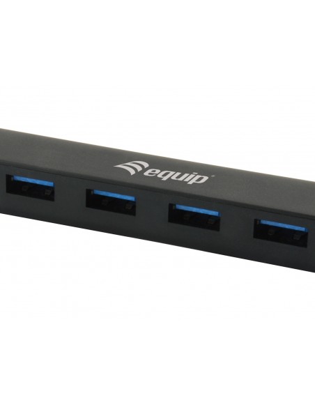 Equip 128954 hub de interfaz USB 3.2 Gen 1 (3.1 Gen 1) Type-C 5000 Mbit s Negro