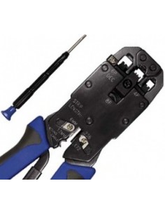 Equip 129404 crimpadora Herramienta para prensar Negro, Azul 2