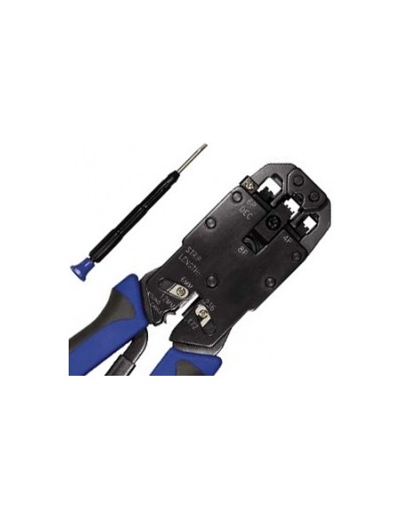 Equip 129404 crimpadora Herramienta para prensar Negro, Azul
