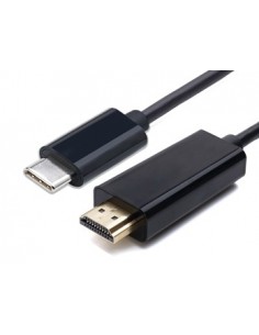 Equip 133466 adaptador de cable de vídeo 1,8 m USB Tipo C HDMI tipo A (Estándar) Negro