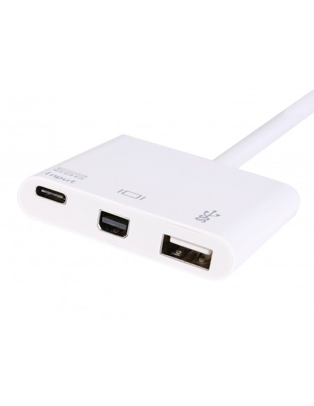 Equip 133463 base para portátil y replicador de puertos USB 3.2 Gen 1 (3.1 Gen 1) Type-C Blanco