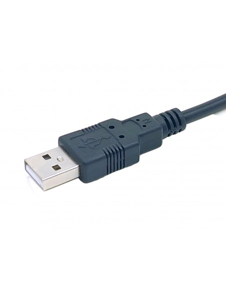 Equip 133391 cable de serie Negro 1,5 m USB tipo A DB-9