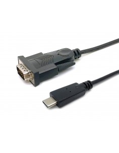 Equip 133392 cable de serie Negro 1,5 m USB Tipo C DB-9