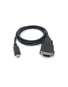 Equip 133392 cable de serie Negro 1,5 m USB Tipo C DB-9 2