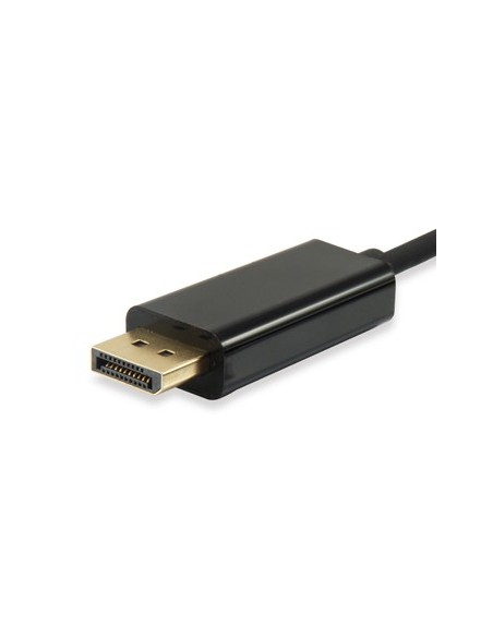 Equip 133467 adaptador de cable de vídeo 1,8 m USB Tipo C DisplayPort Negro