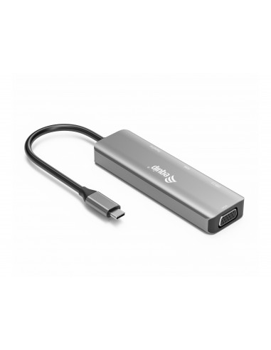 Equip 133485 Adaptador gráfico USB 3840 x 2160 Pixeles Negro, Plata